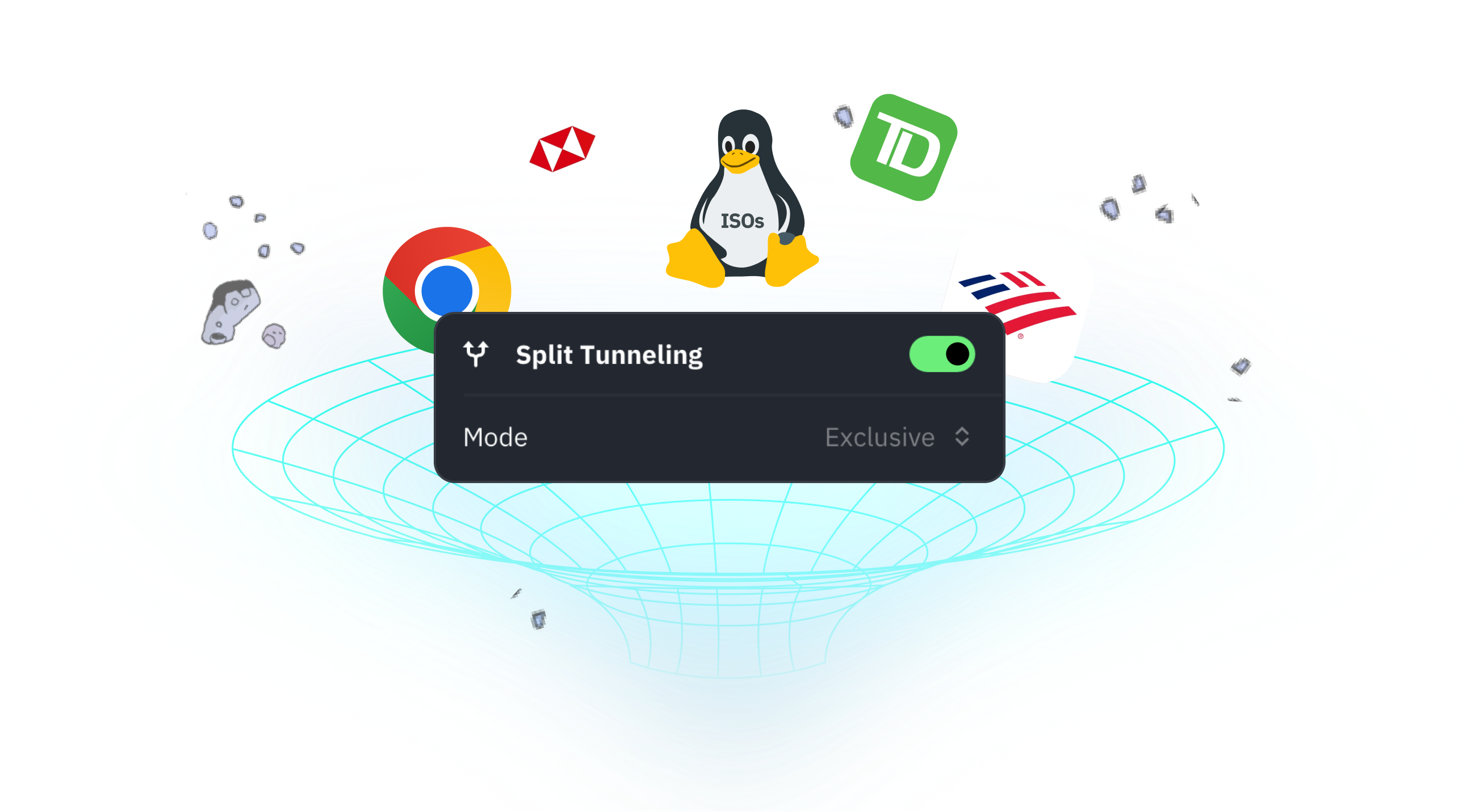 Персональная защита со сплит‑туннелингом